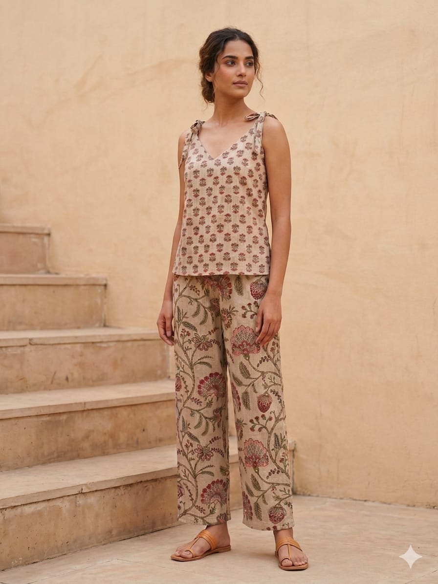 Women's cotton co-ord set