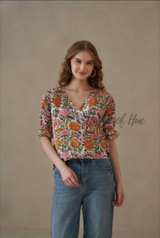 Linen V-Neck Tank Top