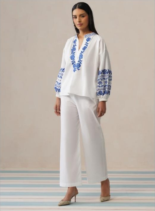 Indigo Garden Co-ord Set